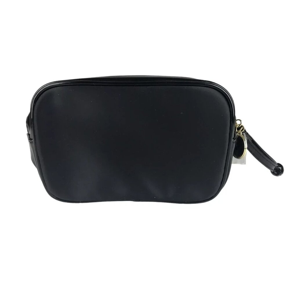 Giorgio Armani Parfums Womens Black Side Handle Toiletry Cosmetics Makeup Bag - Picture 3 of 8